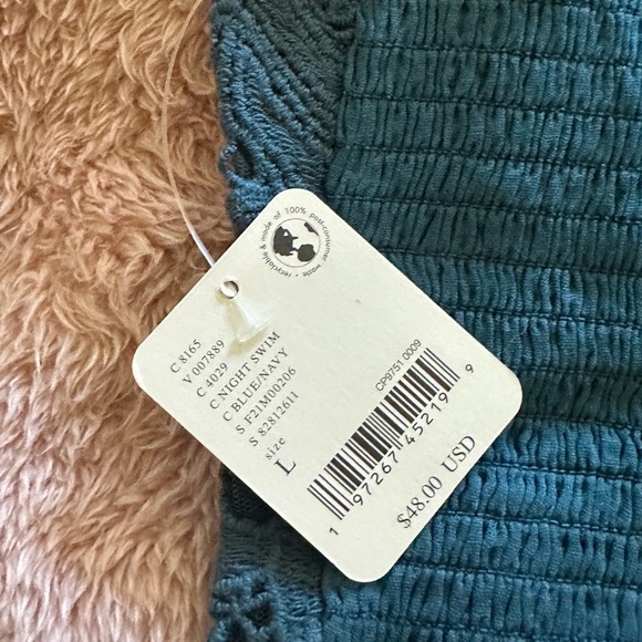 NWT FREE PEOPLE FP One Athena Bralette / Night Swim Large - Picture 7 of 7